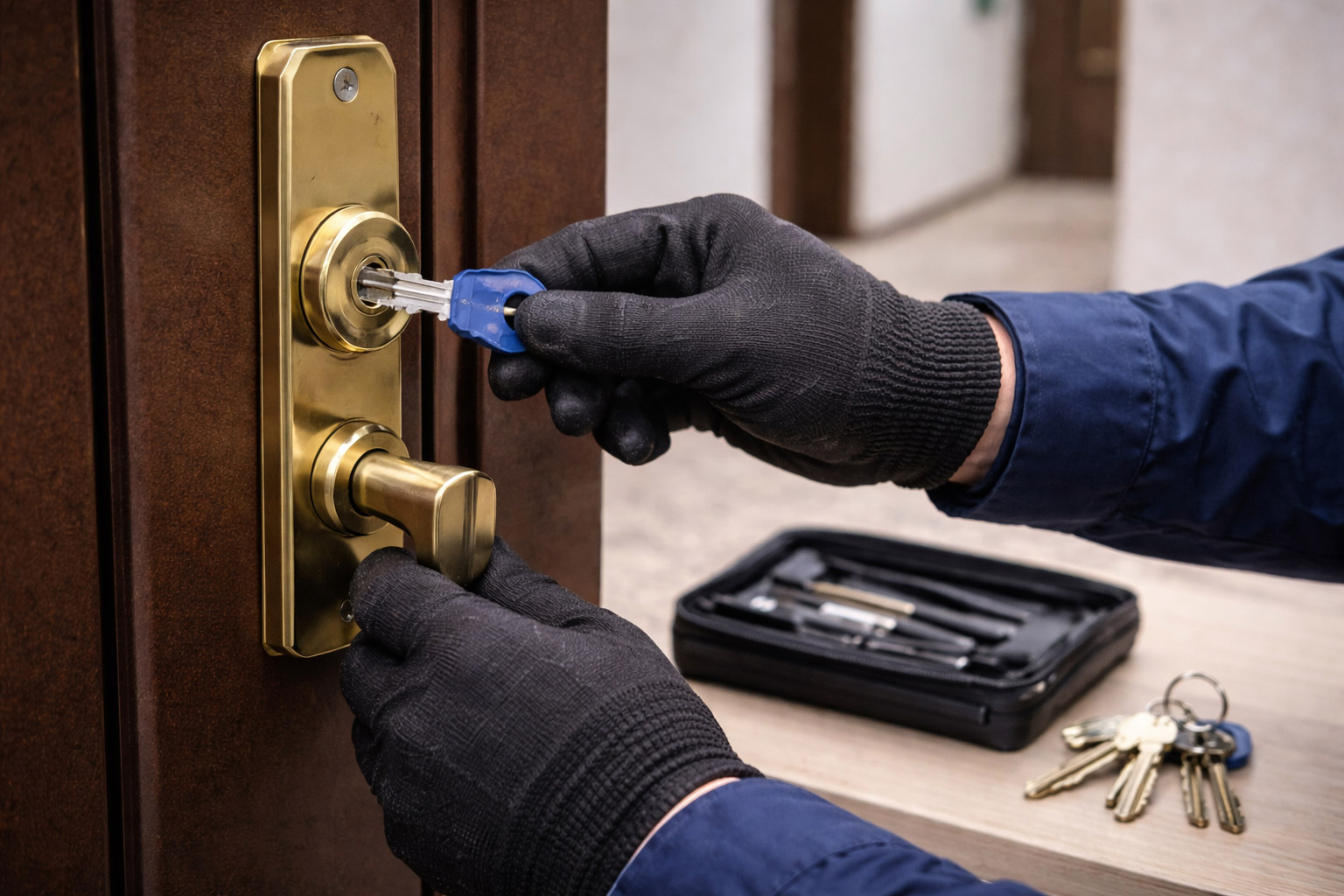 Установка замков